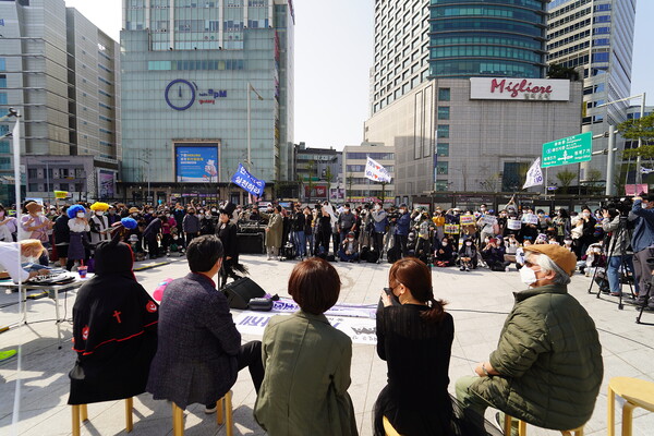 시민비상대책위원회 출범 우희종 교수 DDP 발표