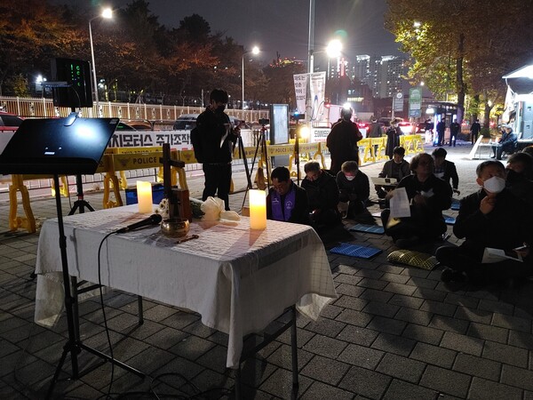 촛불교회 이태원 참사 희생자 추모기도회