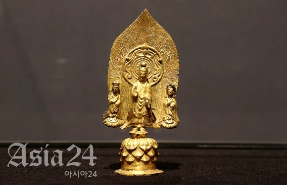 국보 계미명금동삼존불입상. 2022.1.17